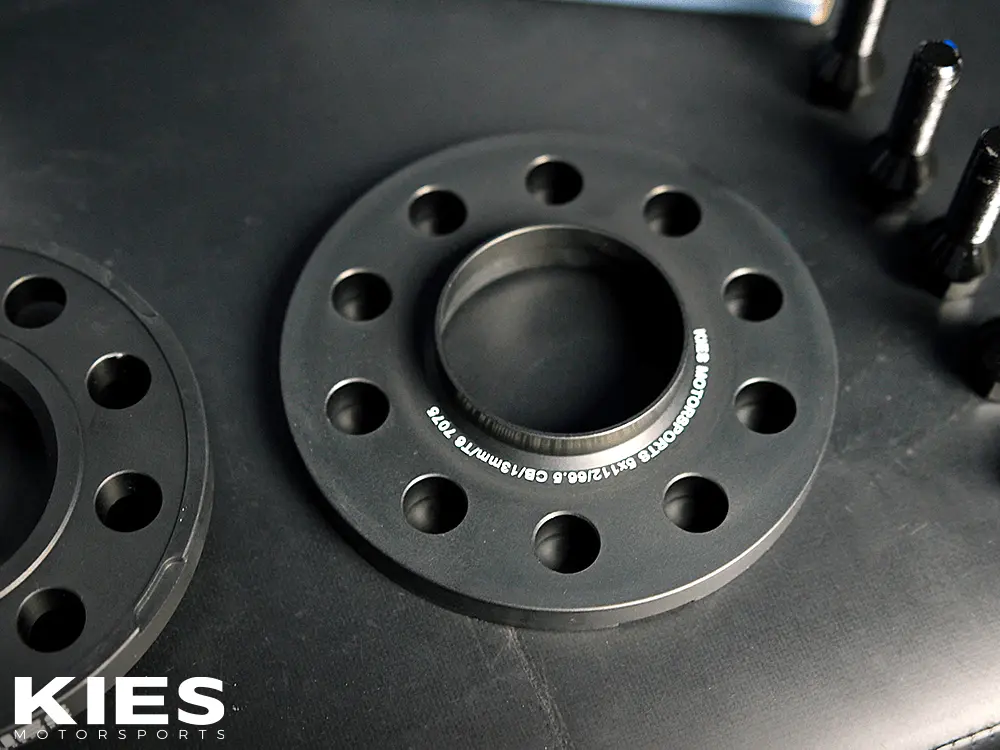 Kies Motorsports (F Series) BMW Wheel Spacers 5 x 120 Black Finish - 10mm №6