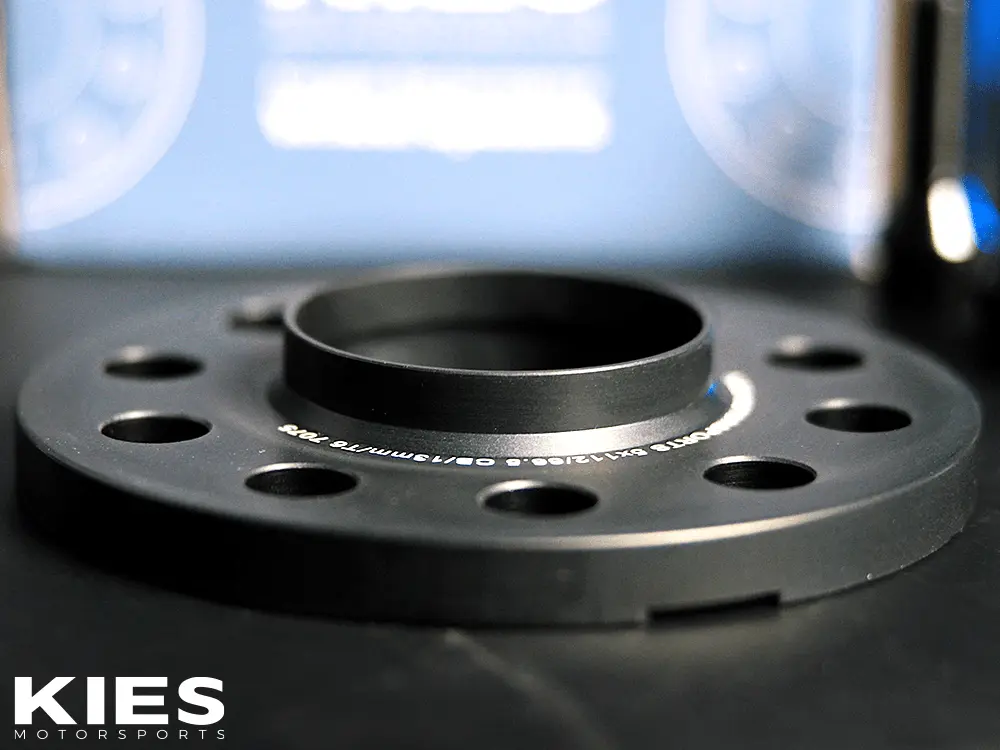 Kies Motorsports (G Series) BMW Wheel Spacers 5 x 112 Black Finish (Set of 2) - 10mm