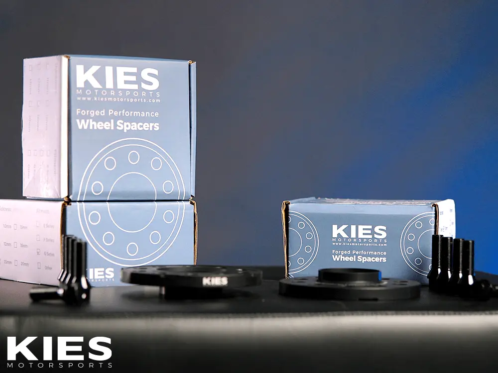 Kies Motorsports (G Series) BMW Wheel Spacers 5 x 112 Black Finish (Set of 2) - 10mm №2