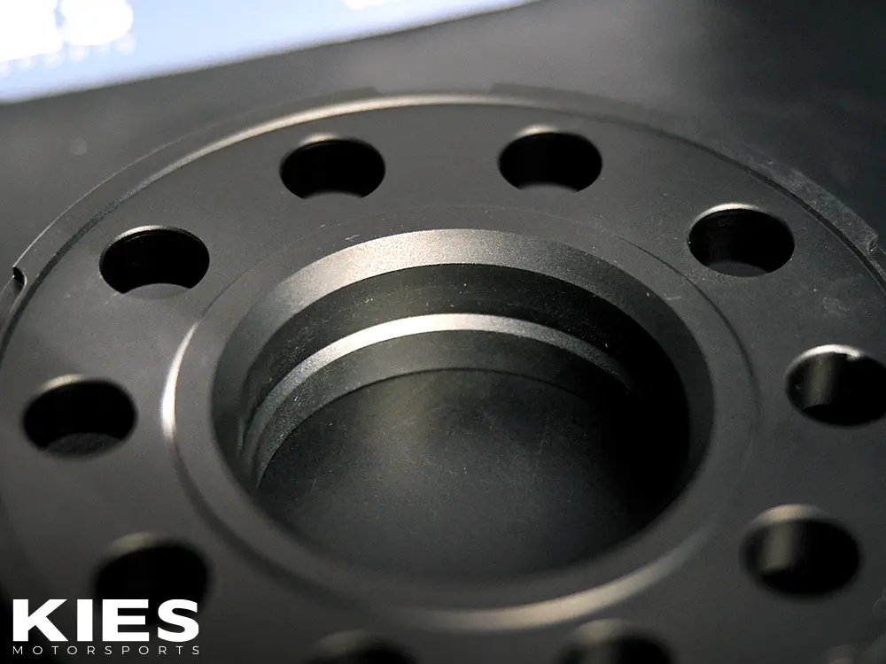 Kies Motorsports (G Series) BMW Wheel Spacers 5 x 112 Black Finish (Set of 2) - 10mm №3