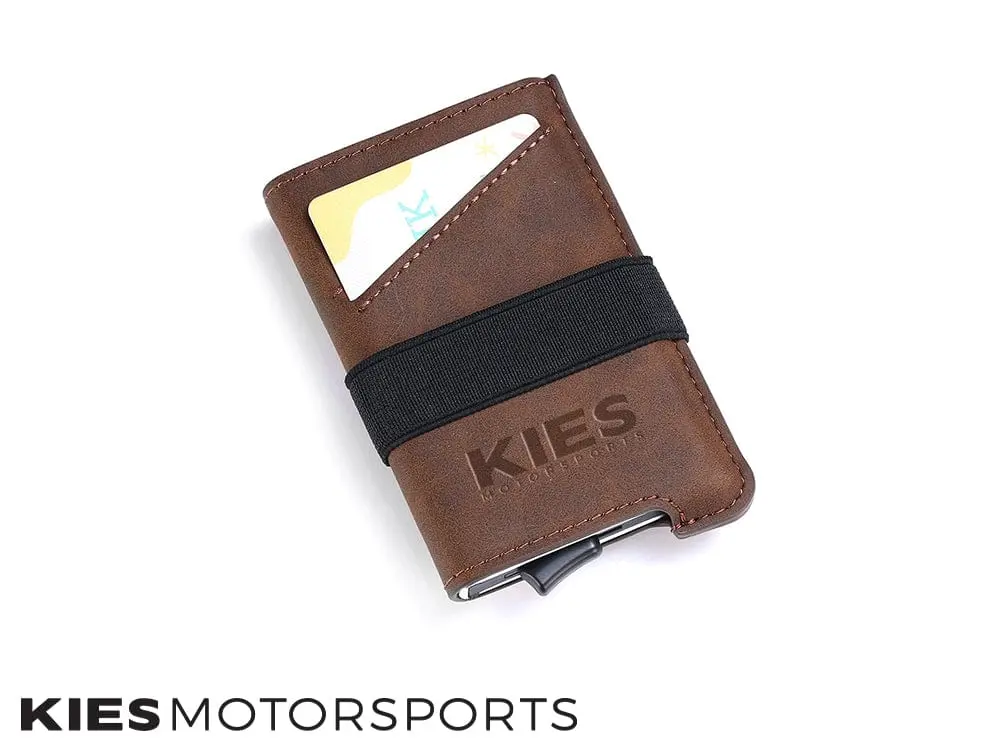 Kies Motorsports Leather Wallet - Coffee