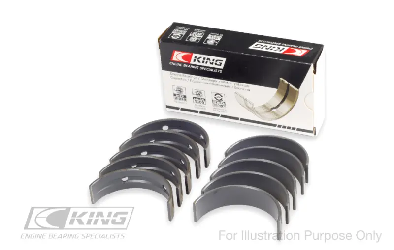 King Racing KINGMB5442MC 07-09 Mazdaspeed 3 L3-VDT MZR DISI (T) Duratec High Performance Main Bearing Set - Size (STD)