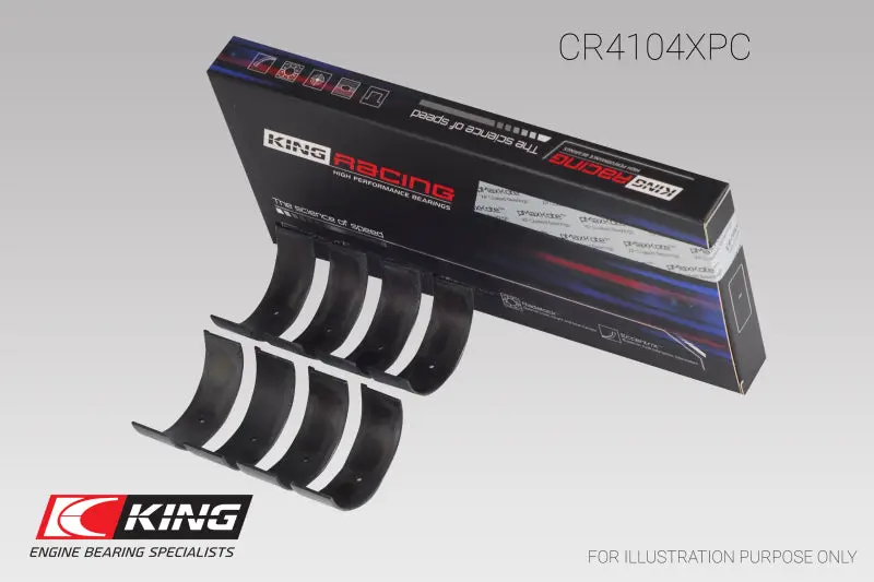 King Racing KINGCR4104XPC Audi/VW 83-03 1.6L/1.8L/2.0L Performance Coated Rod Bearing Set №2