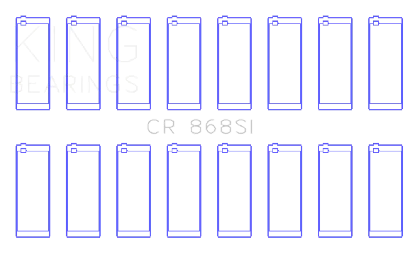 King Racing KINGCR868SI Ford 281CI/302CI/330CI 4.6L/5.0L/5.4L V8 (Size STD) Rod Bearing Set №2