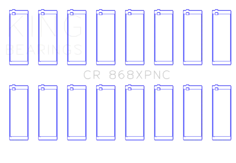 King Racing KINGCR868XPNC Ford 4.6L/5.4L V8 SOHC (Size STD) Performance Coated Rod Bearing Set №2