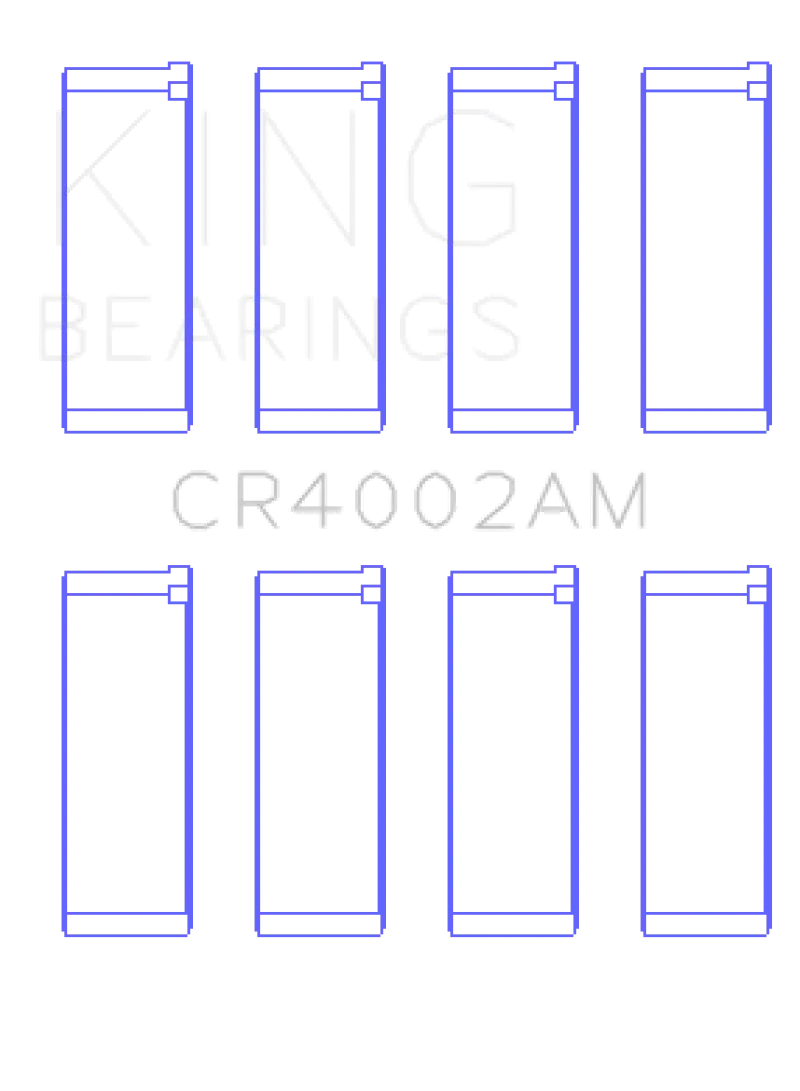 King Racing KINGCR4002AM Ford/Kia/Mazda DOHC 16 Valve/SOHC 16 Valve/SOHC 8 Valve (Size STD) Rod Bearing Set №1