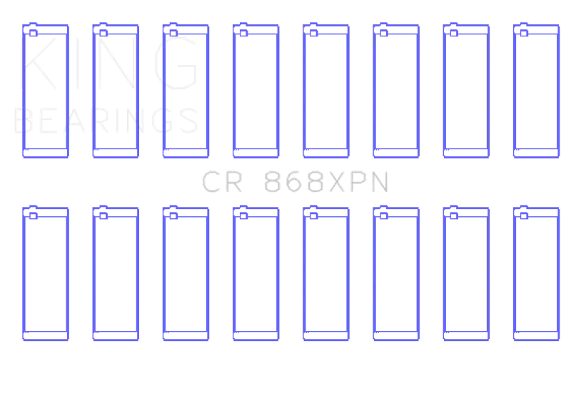 King Racing KINGCR868XPN.026 Ford Prod V8 4.6L/5.4L (Size 0.026) Performance Rod Bearing Set №2