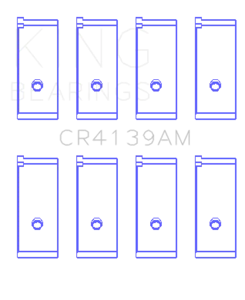 King Racing KINGCR4139AM Honda 91CI/1.5L D15A2/D15A3/D15B1/D15B2/D15B7/D15B8/D15Z1 (Size STD) Rod Bearing Set №2