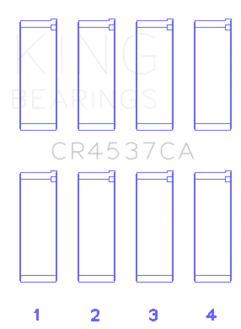 King Racing KINGCR4537CA Mini Cooper S/Cooper S Conv/Works W10B16A (Size STD) Rod Bearing Set №1