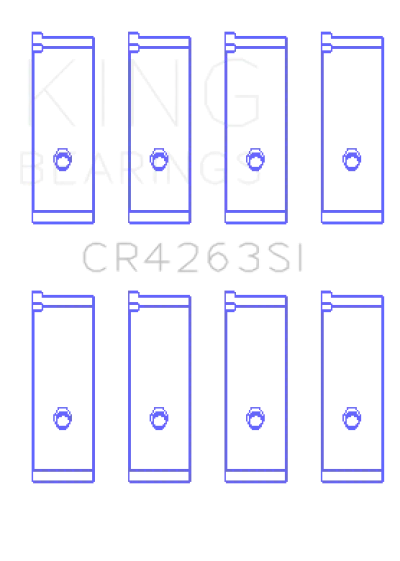 King Racing KINGCR4263SI Toyota 1ZZ-FE (Size STD) Rod Bearing Set №2