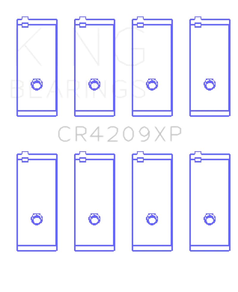 King Racing KINGCR4209XP Toyota 3SGTE (Size STD) Performance Rod Bearing Set №1