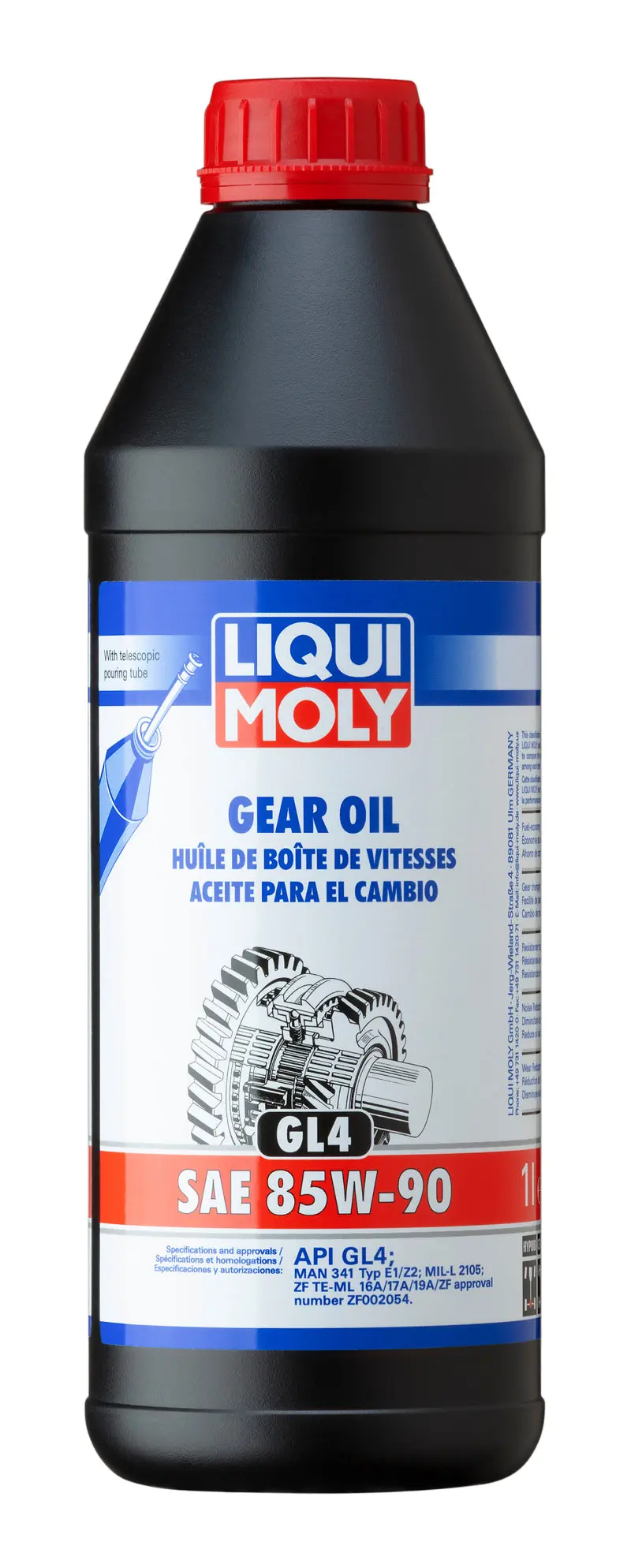 LIQUI MOLY LQM20016 1L Gear Oil (GL4) SAE 85W90