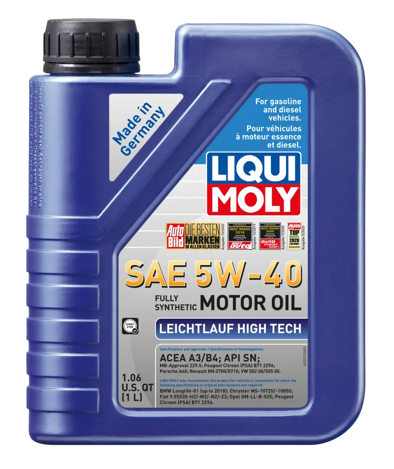 LIQUI MOLY LQM2331 1L Leichtlauf (Low Friction) High Tech Motor Oil SAE 5W40 №1