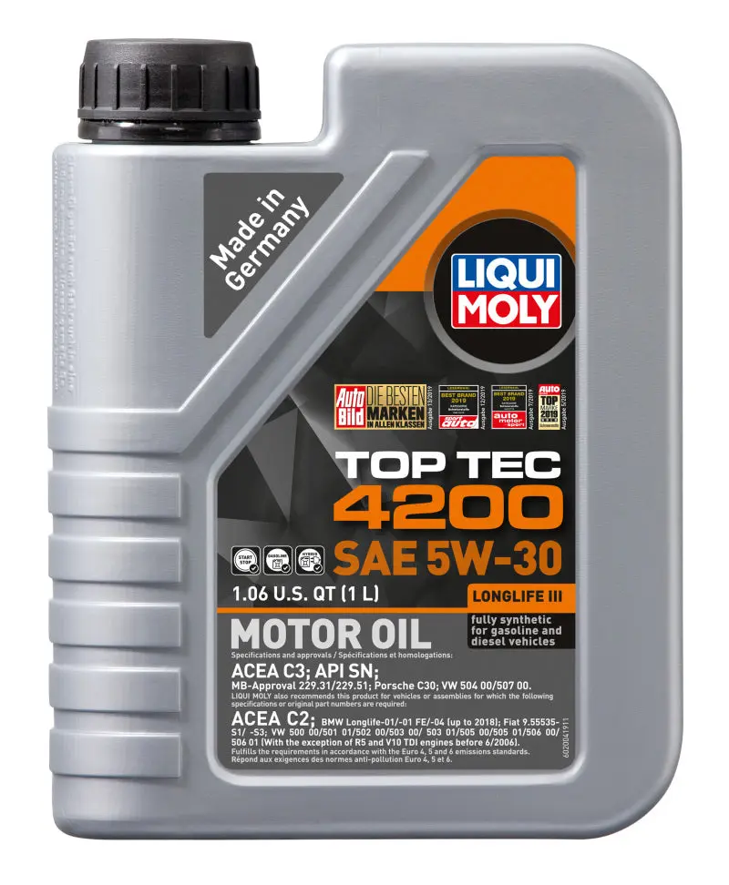 LIQUI MOLY LQM2004 1L Top Tec 4200 New Generation Motor Oil SAE 5W30 №1