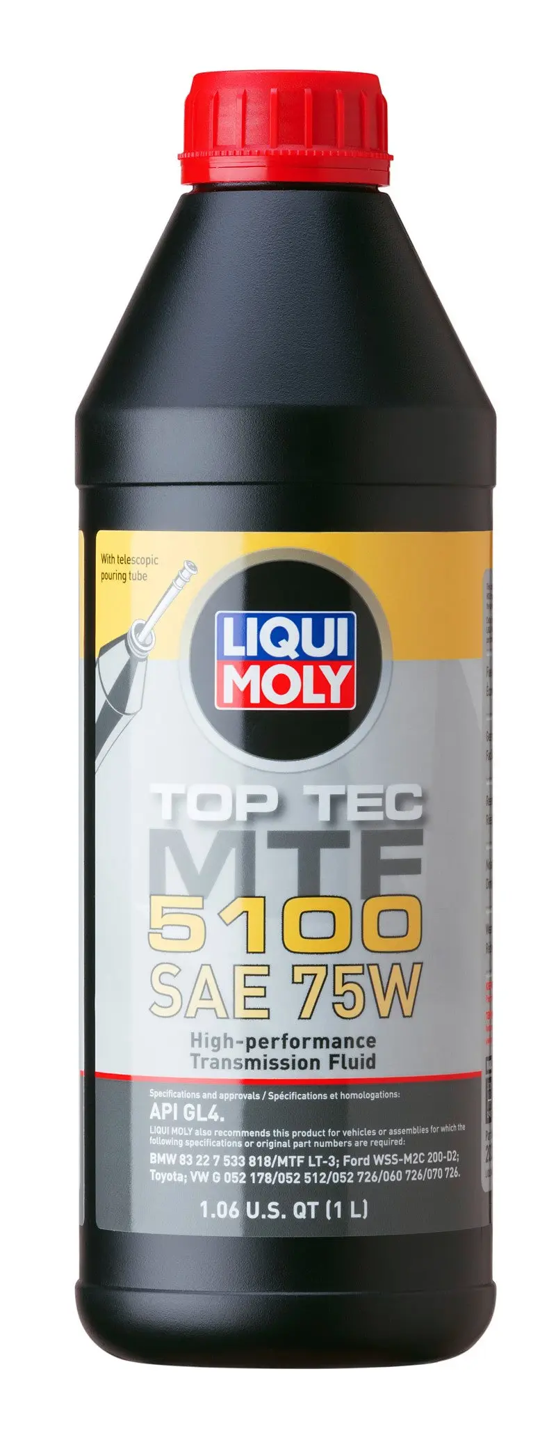 LIQUI MOLY LQM20352 1L Top Tec MTF 5100 Gear Oil SAE 75W №2