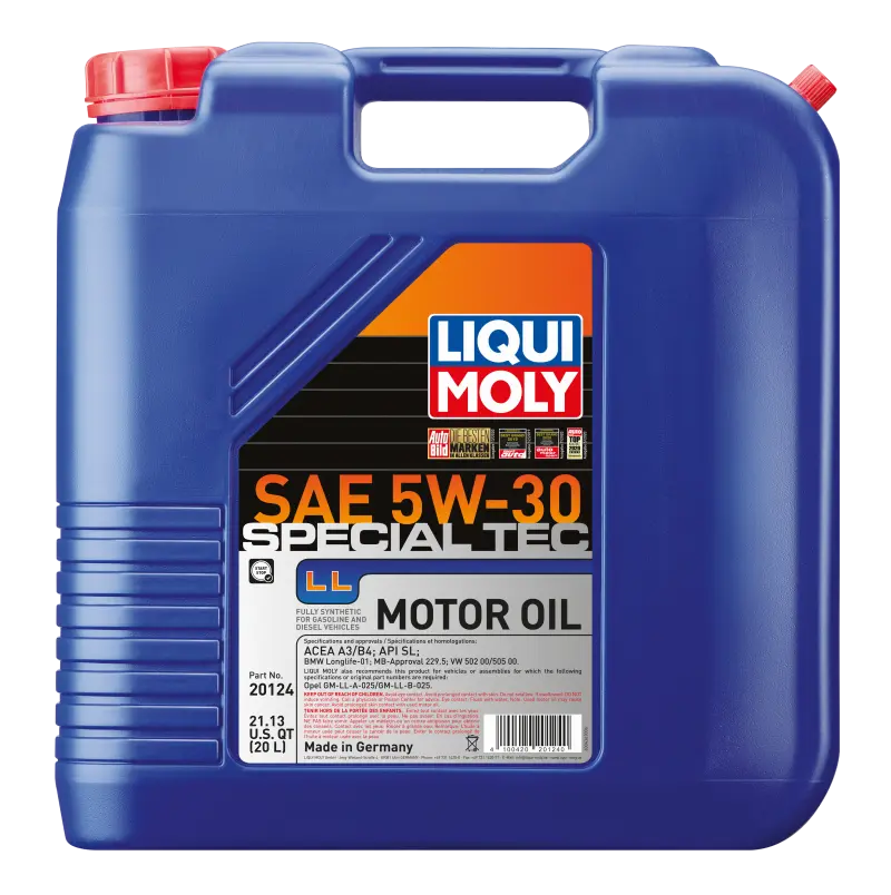 LIQUI MOLY LQM20124 20L Special Tec LL Motor Oil SAE 5W30 №1