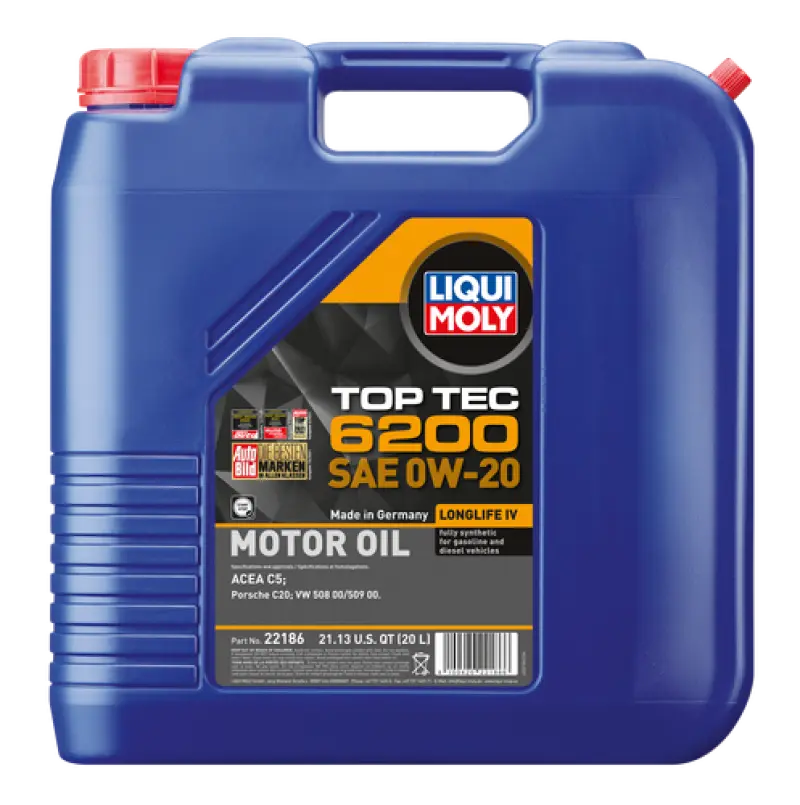 LIQUI MOLY LQM22186 20L Top Tec 6200 Motor Oil SAE 0W20 №1