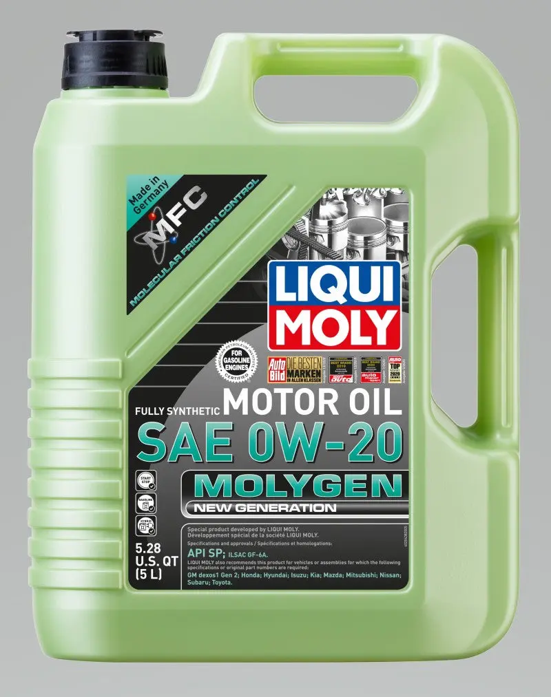 LIQUI MOLY LQM20438 5L Molygen New Generation Motor Oil SAE 0W20 №2