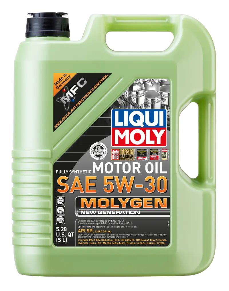 LIQUI MOLY LQM20228 5L Molygen New Generation Motor Oil SAE 5W30