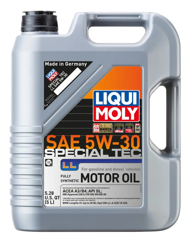 LIQUI MOLY LQM2249 5L Special Tec LL Motor Oil SAE 5W30