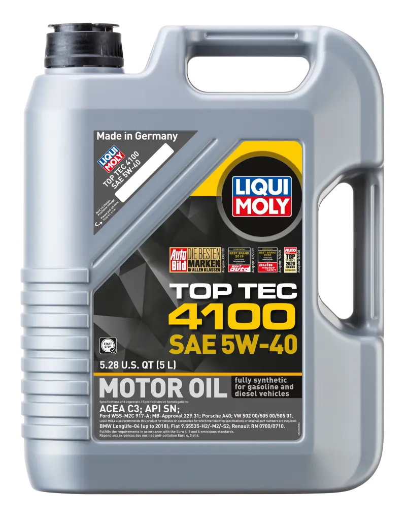 LIQUI MOLY LQM2330 5L Top Tec 4100 Motor Oil SAE 5W40 №1