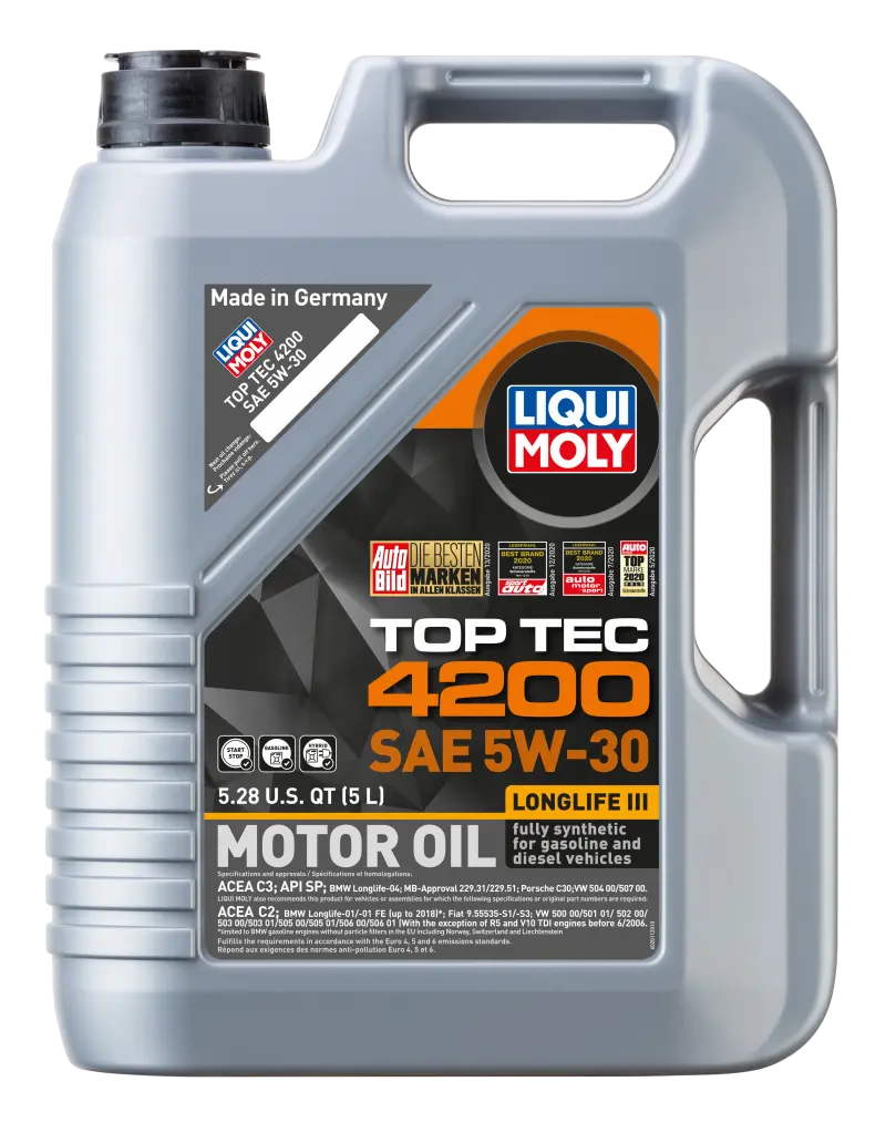 LIQUI MOLY LQM2011 5L Top Tec 4200 New Generation Motor Oil SAE 5W30 №1