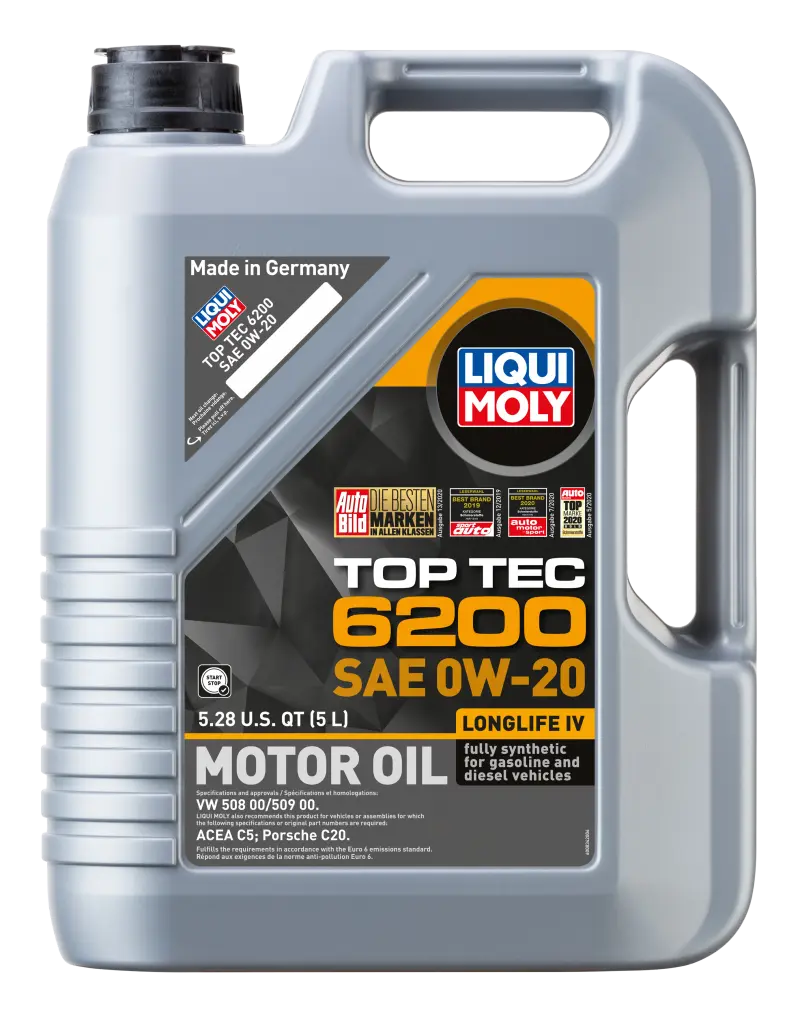 LIQUI MOLY LQM20238 5L Top Tec 6200 Motor Oil SAE 0W20 №1