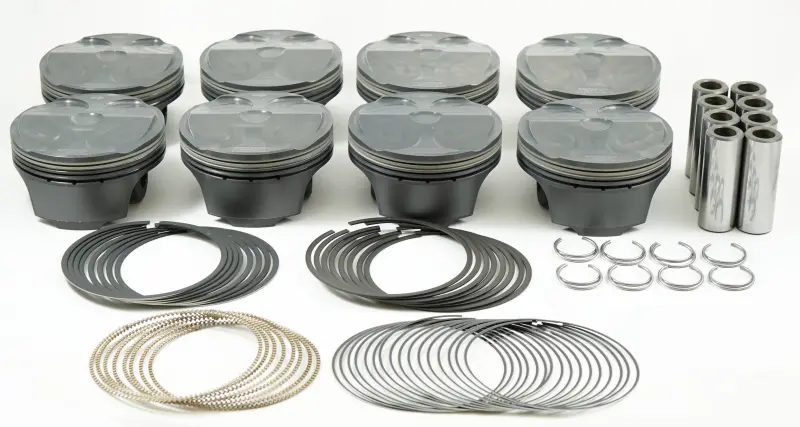 Mahle MHL930258362 MS Piston Set Gen 3 Coyote 308ci 3.662in Bore 3.65in Stroke 5.933in Rod .866 Pin 8.4cc 12 CR №1