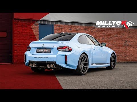 Milltek SSXBM1282 Выхлопная система для BMW M2 G87 (OPF / GPF) Черные Cerakote насадки №3