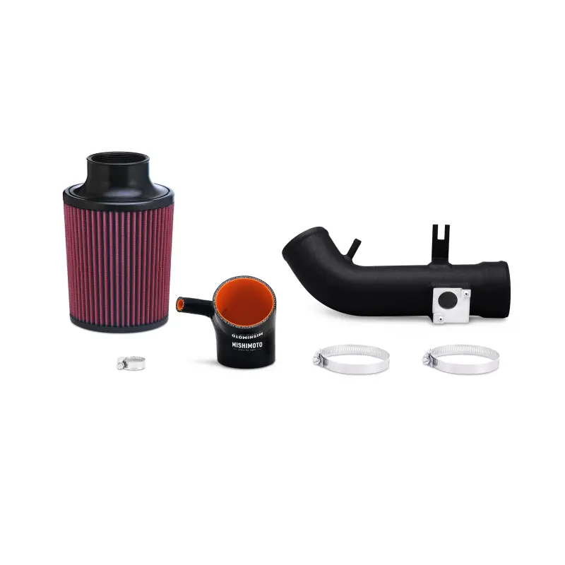 Mishimoto MISMMAI-CIV-06SIWBK 06-11 Honda Civic Si Performance Air Intake - Wrinkle Black