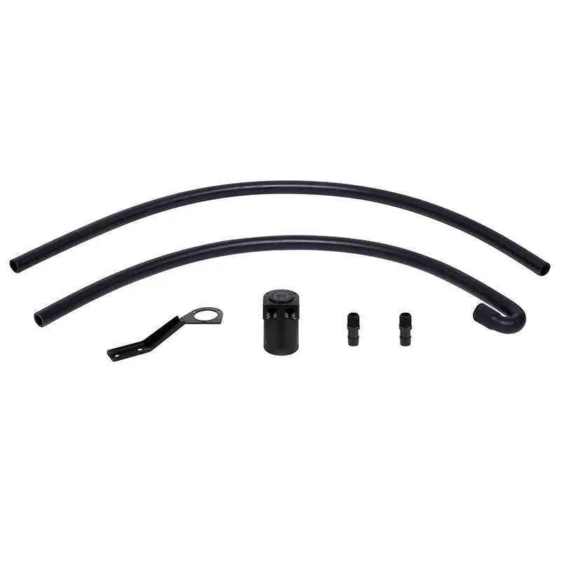 Mishimoto MISMMBCC-N54-06CBE2 07-10 BMW N54 Baffled Oil Catch Can Kit - Black (CCV Side) №1