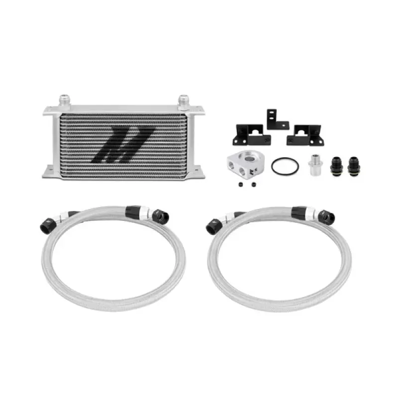 Mishimoto MISMMOC-WRA-07 07-11 Jeep Wrangler JK Oil Cooler Kit - Silver №2