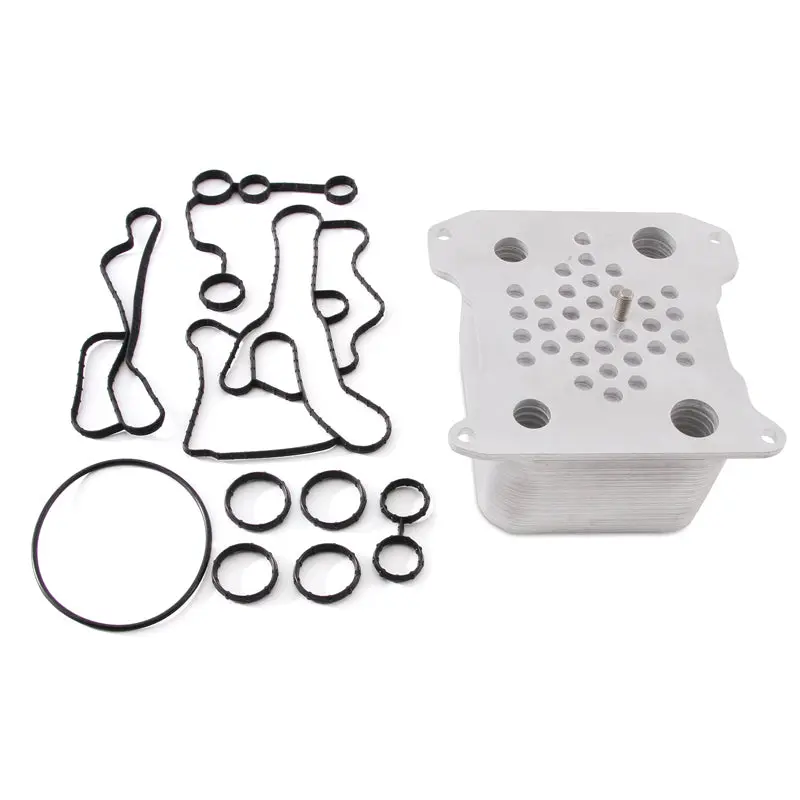 Mishimoto MISMMOC-F2D-08 08-10 Ford 6.4L Powerstroke Replacement Oil Cooler Kit