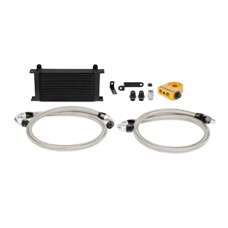 Mishimoto MISMMOC-STI-08TBK 08-14 WRX/STi Thermostatic Oil Cooler Kit - Black №2