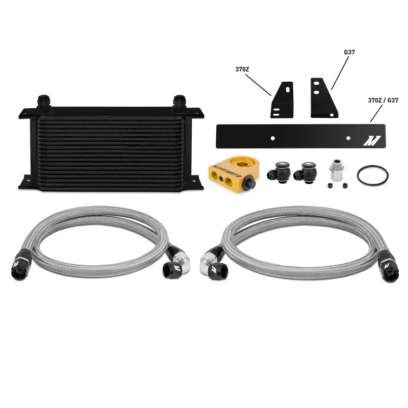 Mishimoto MISMMOC-370Z-09T 09-12 Nissan 370Z / 08-12 Infiniti G37 (Coupe Only) Thermostatic Oil Cooler Kit №1