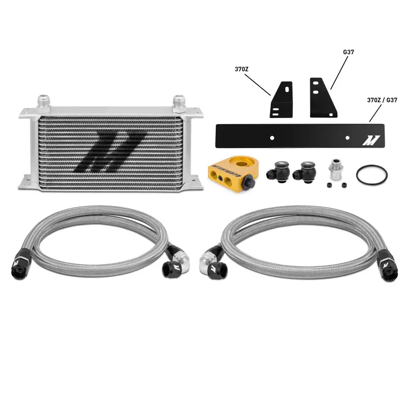 Mishimoto MISMMOC-370Z-09T 09-12 Nissan 370Z / 08-12 Infiniti G37 (Coupe Only) Thermostatic Oil Cooler Kit №4