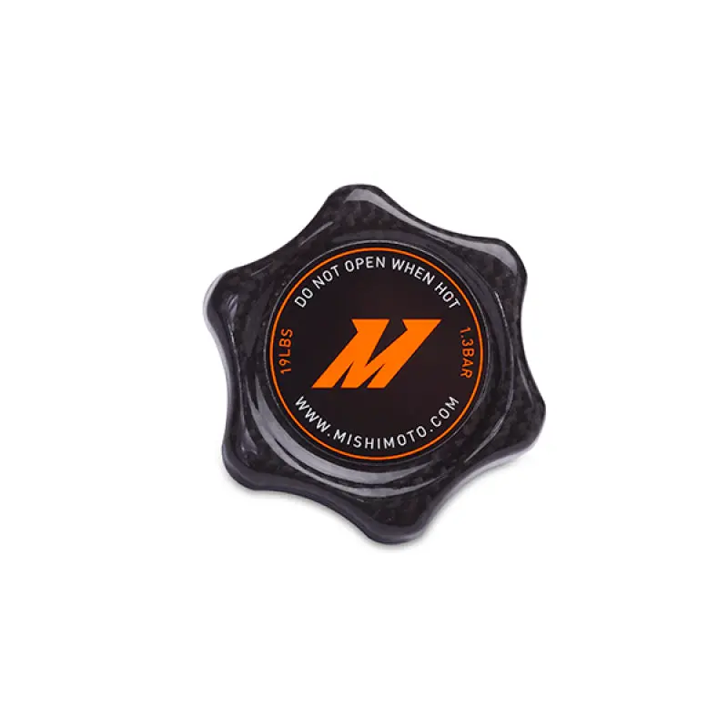 Mishimoto MISMMRC-13-SMCF 1.3 Bar Rated Carbon Fiber Radiator Cap Small Import