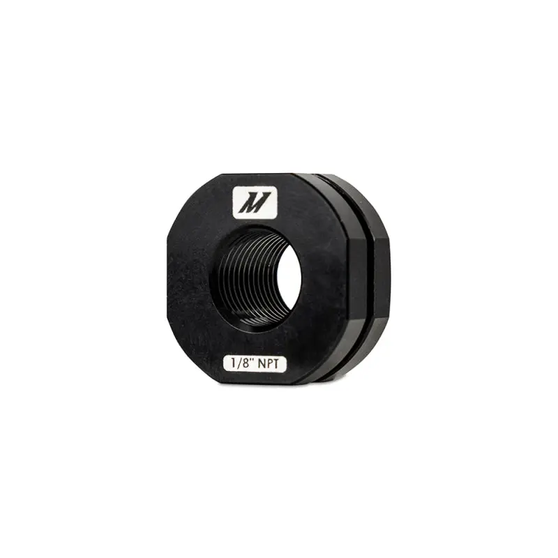 Mishimoto MISMMFT-NZL-18BK 1/8in NPT CNC-Machined Nozzle Mount Adapter - Black №5