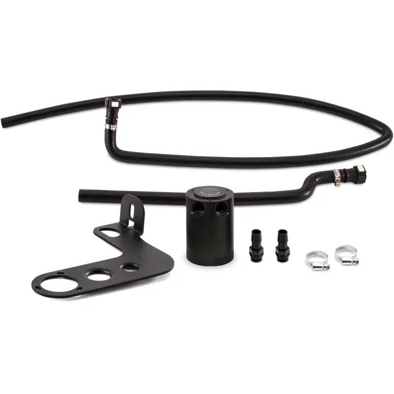 Mishimoto MISMMBCC-CSS-10APBE 10-15 Chevrolet Camaro SS (Automatic) Baffled Oil Catch Can Kit - Black №2