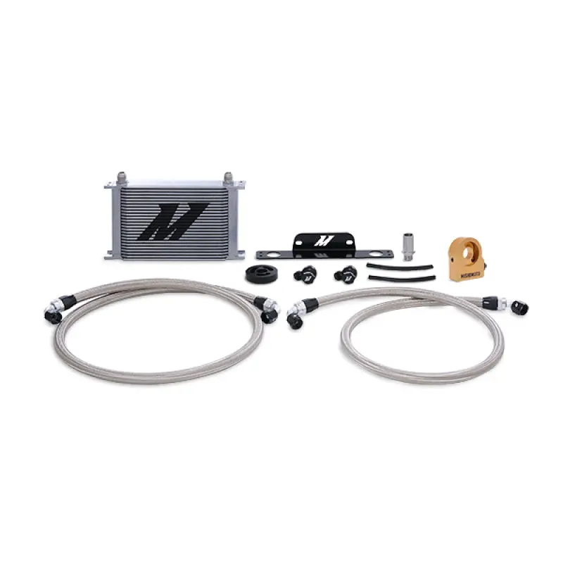 Mishimoto MISMMOC-CSS-10TSL 10-15 Chevrolet Camaro SS Thermostatic Oil Cooler Kit - Silver