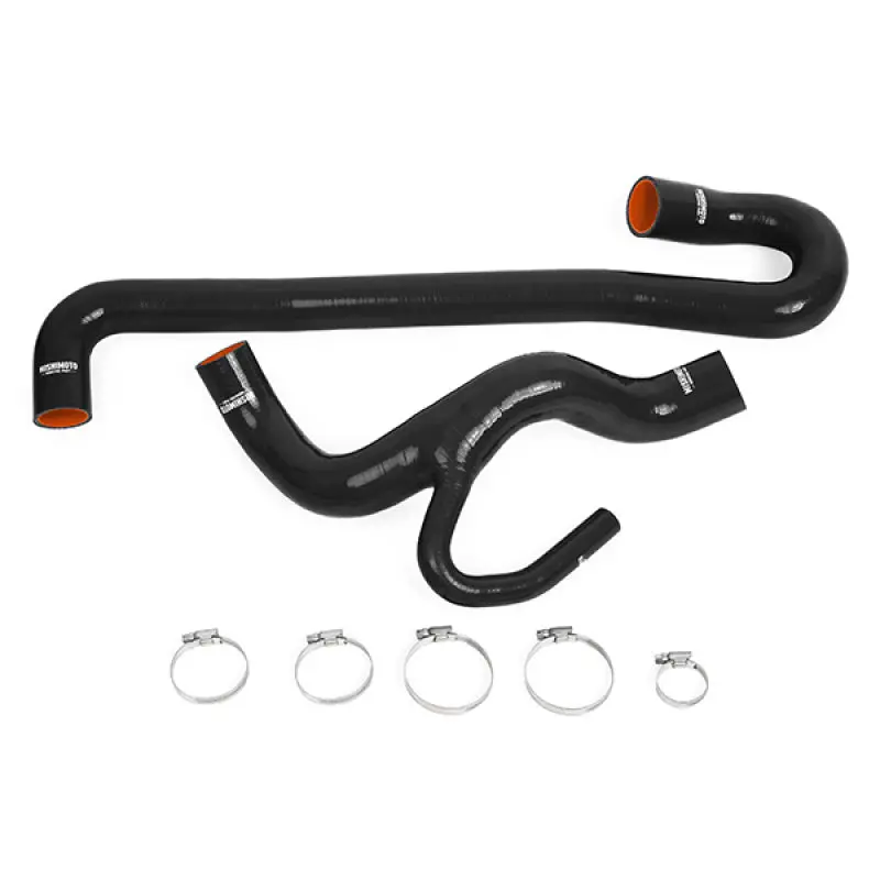 Mishimoto MISMMHOSE-WK2-12BK 12+ Jeep Grand Cherokee SRT8 6.4L V8 Black Silicone Radiator Hose Kit