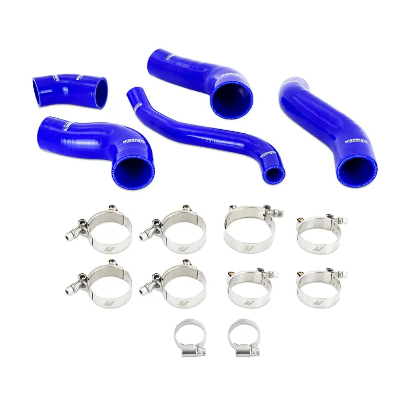 Mishimoto MISMMHOSE-VLSTR-13TBL 13-17 Hyundai Veloster Turbo Silicone Intercooler Hose Kit - Blue №1