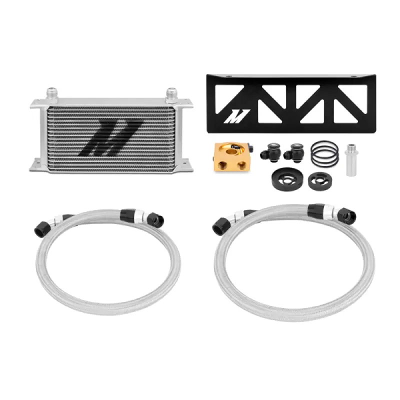 Mishimoto MISMMOC-BRZ-13T 13+ Subaru BRZ/Scion FR-S Thermostatic Oil Cooler Kit - Silver