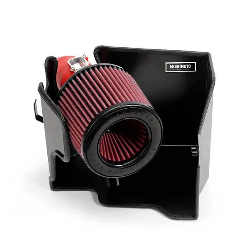 Mishimoto MISMMAI-MIN-14WRD 14-16 Mini Cooper S 2.0L Performance Air Intake Kit - Wrinkle Red №12