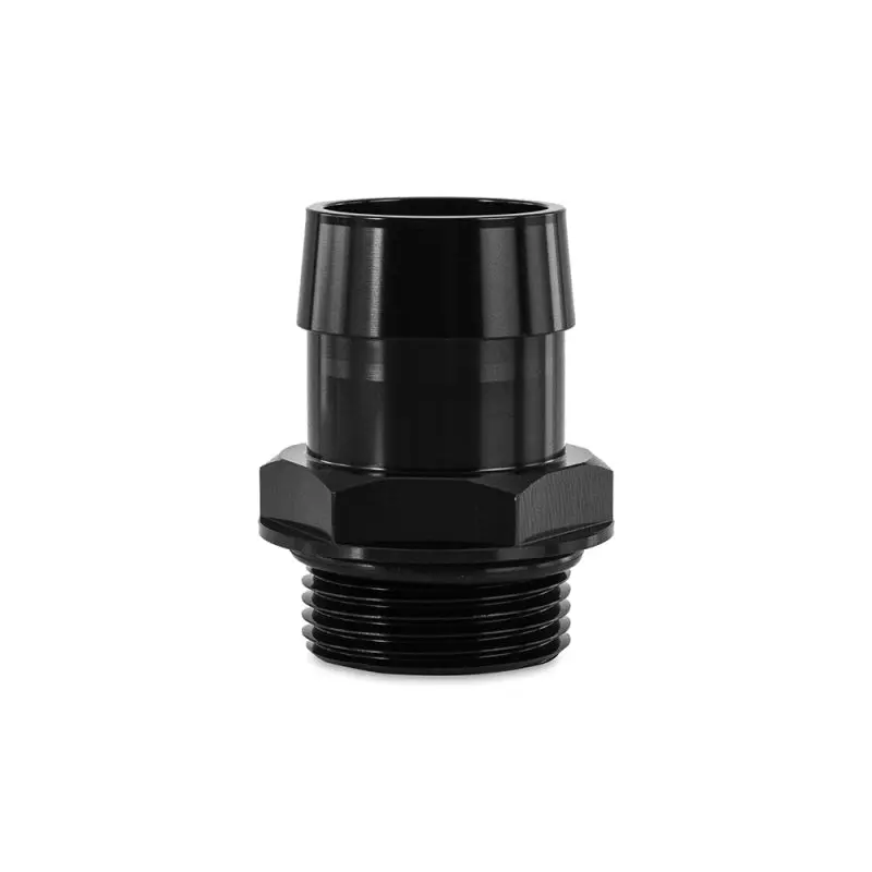 Mishimoto MISMMFT-16ORB-114BK -16ORB To 1 1/4in. Hose Barb Aluminum Fitting - Black №1