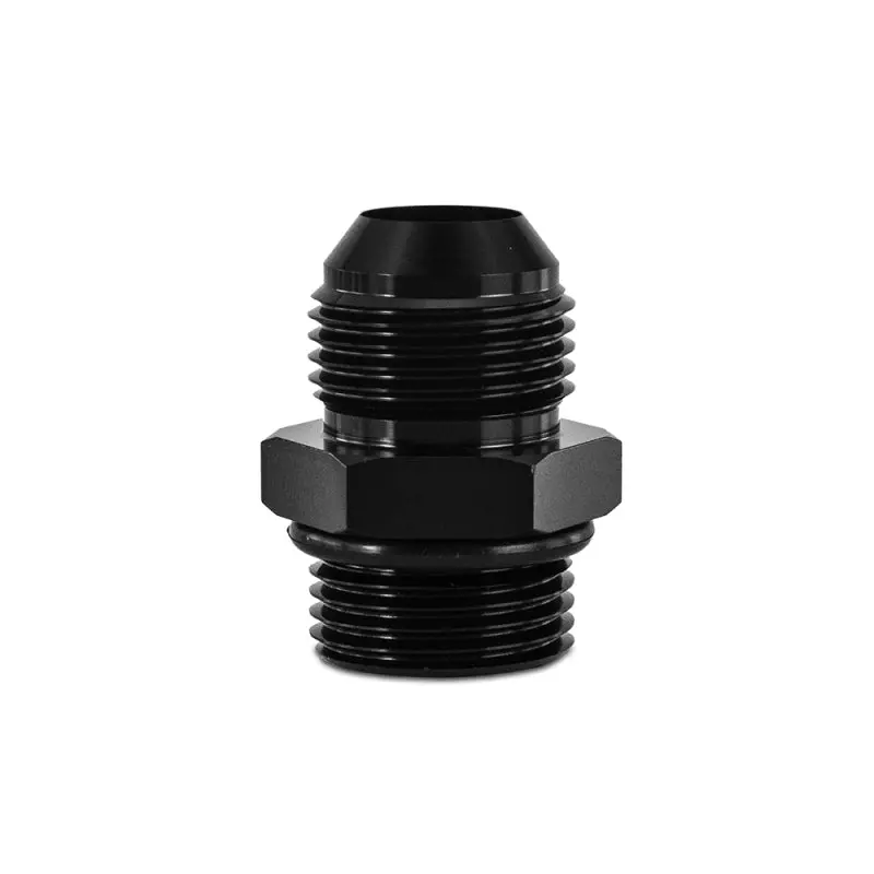 Mishimoto MISMMFT-16ORB-16BK -16ORB To -16AN Aluminum Fitting Black