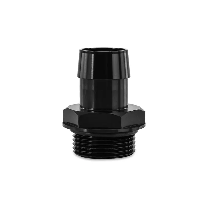 Mishimoto MISMMFT-16ORB-1BK -16ORB To 1in. Hose Barb Aluminum Fitting - Black №1