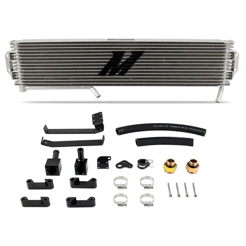 Mishimoto MISMMTC-DMAX-17SL 17-19 GM 6.6L Duramax (L5P) Transmission Cooler - Silver