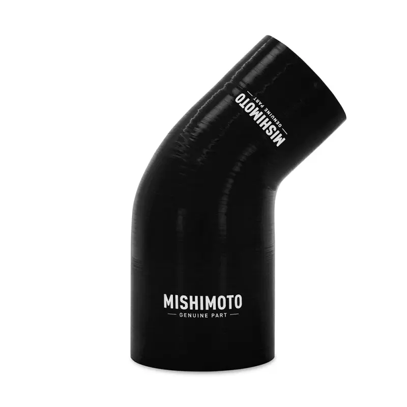 Mishimoto MISMMCP-R45-2530BK 2.5in To 3in 45 Degree Silicone Coupler - Black №1