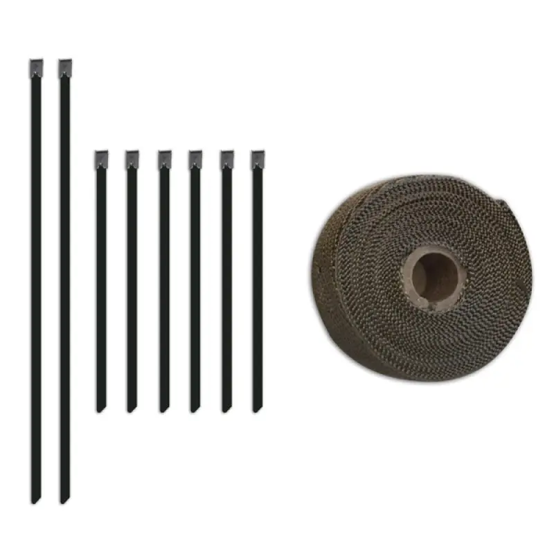 Mishimoto MISMMTW-235 2 Inch X 35 Feet Heat Wrap With Stainless Locking Tie Set №2